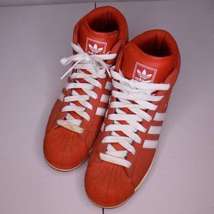 Adidas Pro Model Red Hi Top Shoes